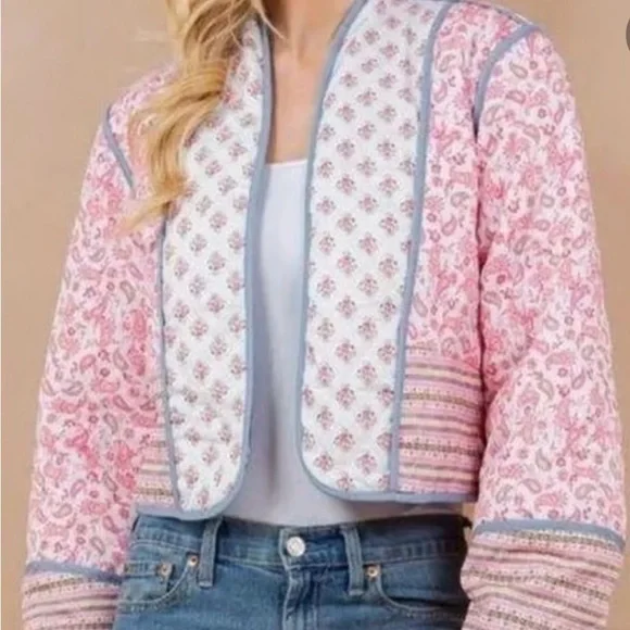 Reversible Floral Quilted Jacket - Picture 3 of 7